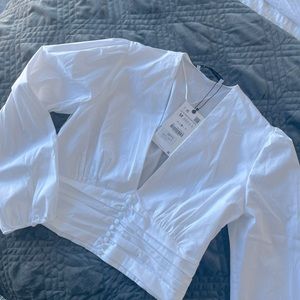 White shirt from Zara size M- new with labels